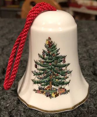 Buy SPODE MERRY CHRISTMAS BONE CHINA CHRISTMAS BELL 6th IN SERIES • 20.86£