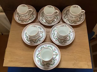 Buy Set Of 6 Copelands Grosvenor China Demitasse Coffee Cans And Saucers. • 35£