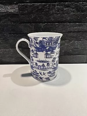 Buy TU Blue Willow Oriental Fine Bone China Mug Cup • 3.98£