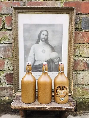 Buy Vintage French Beer Cider Bottles Glazed Stoneware Display Brewing Picnic • 32.50£