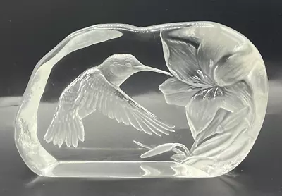 Buy Darlington Lead Crystal Hummingbird Glass Ornament Paperweight • 15£