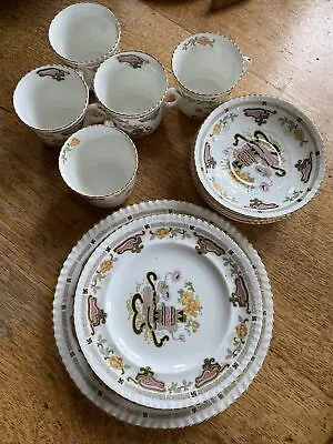 Buy Vintage Radfordian Radford Crown Bone China Tea Set Cups Saucers Plates Japanese • 25£