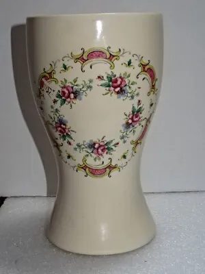 Buy Vintage Pottery Vase Decorated With Flowers. New Devon Pottery Newton Abbot • 7.50£