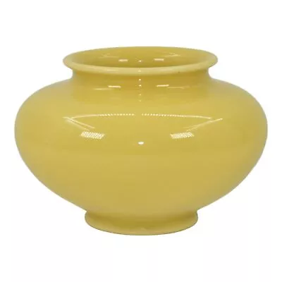 Buy Rookwood 1950 Vintage Art Pottery Mid Century Modern Yellow Ceramic Vase 6660F • 178.55£