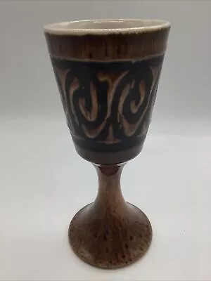 Buy Vintage Rye Iden Pottery Goblet • 2.99£