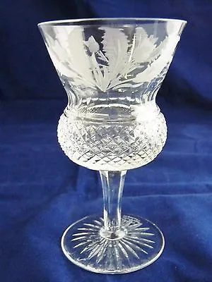 Buy Thistle - Cut Claret Wine Glass 4 1/2  By Edinburgh Crystal Scotland • 65.29£
