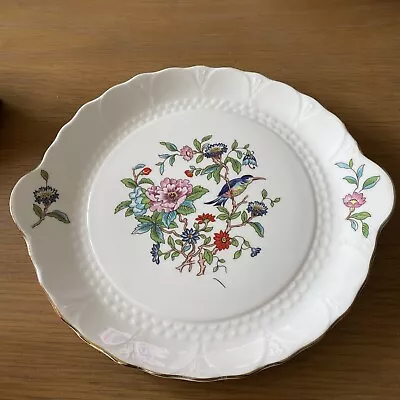 Buy AYNSLEY Fine Bone China Round Handled Plate PEMBROKE - Made In England • 9.99£