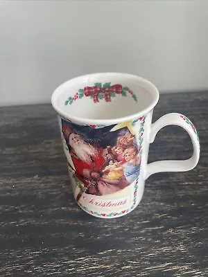 Buy Vintage Roy Kirkham Christmas Time Fine Bone China Mug 1997 Made In England  • 5.95£
