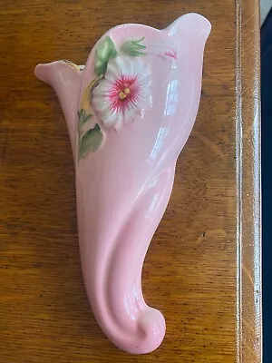 Buy Vintage  Royal Winton Wall Pocket Vase Royal Winton Flower • 25£