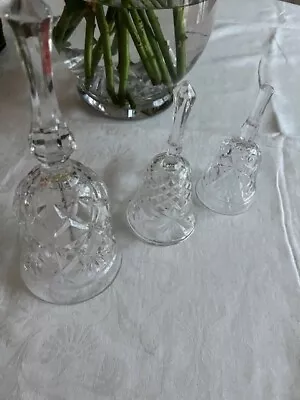 Buy Vintage Glass Hand Bells • 15£
