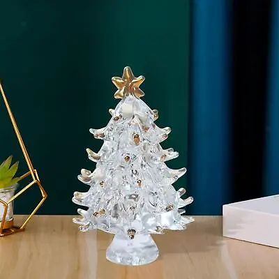 Buy Small Crystal Tree Figurine Decorative Gift Craft Decoration Ornament • 6.73£