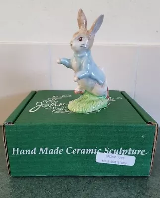 Buy Beswick Ware Beatrix Potter Figure-peter Rabbit Gold Buttons Boxed Bpgosf  7793 • 14.99£