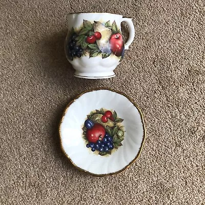 Buy Queens Fine Bone China - Antique Fruit Cup & Saucer As Photos With Free Postage • 9.99£