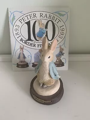 Buy Border Fine Arts CBP 14 Beatrix Potter Peter Rabbit  Centenary Figure  1993 • 6.95£