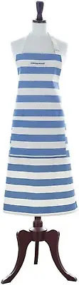 Buy Cornishware Blue And White Stripe Adult Kitchen Apron | Cornish Cotton Apron • 55.42£
