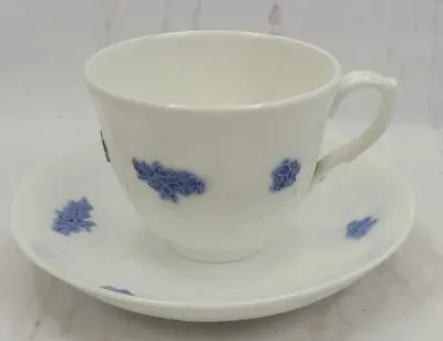 Buy Adderley Blue Chelsea Embossed Bone China England Grapes Cup And Saucer • 6.72£