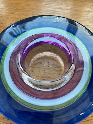 Buy Swedish Nybro Glasbruk Art Glass Tingeling Tea Light Holder By Cilla Persson • 19£