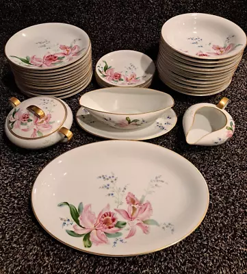 Buy Noritake China #5211 Dolores 32 Pc Set - Vintage 1950s Japan Floral Dish Service • 143.86£