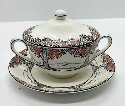 Buy Crown Ducal Orange Tree Round Handles Consomme Set Large Size • 49.99£