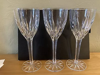 Buy 3x Signed Royal Doulton Glass Apollo Mikasa ? Wine Water Goblet • 29.99£