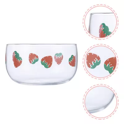 Buy Glass Fruit Bowls Crystal Salad Bowl For Home Kitchen • 51.99£