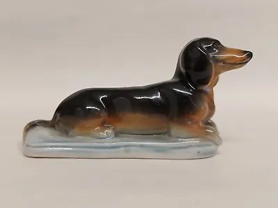 Buy Branksome China Figure Hand Painted Of A  Dachshund Dog. • 9.99£
