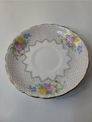 Buy One Vintage Plant Tuscan Fine Bone China Teacup Plate Made In England  • 14.34£