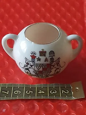 Buy Crested Ware China Carlton Two Handled Vessel Worksop (CCB16) • 10£