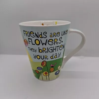 Buy Queens China The Good Life Mug - Friends Are Like Flowers • 10£