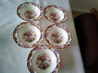 Buy Cauldon China  Bentick  5 Soup/Cereal/Fruit Bowls. Approx 6.5 Inches Diam At Top • 5£