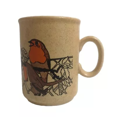 Buy Vintage Robin Bird English Pottery Mug Winter Christmas Festive • 9.99£