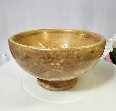 Buy Antique Early 20th Century Stoneware Glaze Bowl - Thick Heavy -24oz • 57.82£