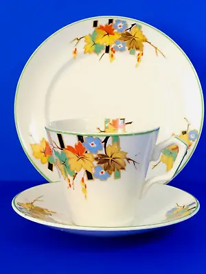 Buy ART DECO TRIO  Cup, Saucer & Side Plate • 14.99£