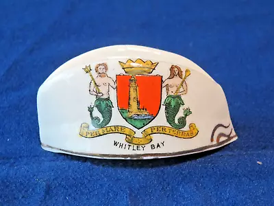 Buy Savoy Crested China WW1 Glengarry -Whitley Bay • 3.50£
