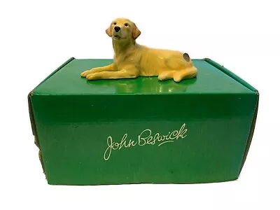 Buy John Beswick Laying Labrador Dog Ornament Length 18cm • 17£