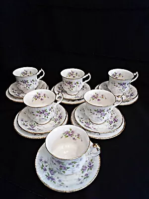 Buy Vintage Paragon China Malandi Floral Tea Set 17Piece • 19£