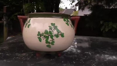 Buy Carrigaline Pottery, Co. Cork Miniature Cooking Pot 'Skerries' Shamrocks 10cm • 5£