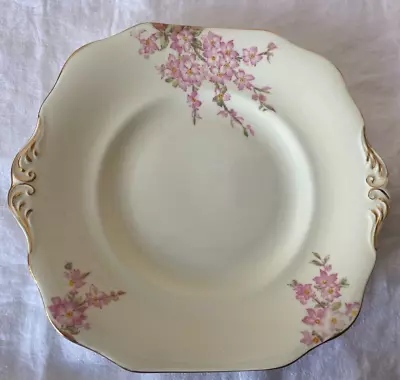 Buy Old Royal Square China Cake Plate, Multi-coloured Cherry Blossom Glorious Devon • 6£