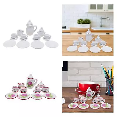 Buy Mini Teapot Cup Plate Kitchen Furniture Accessories Toys Ornaments • 5.39£