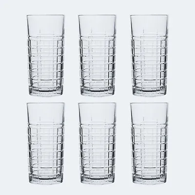 Buy 6pcs Highball Tumbler Glasses. Tall Drinking Water/Juice Glass. (356 Ml) • 14.95£
