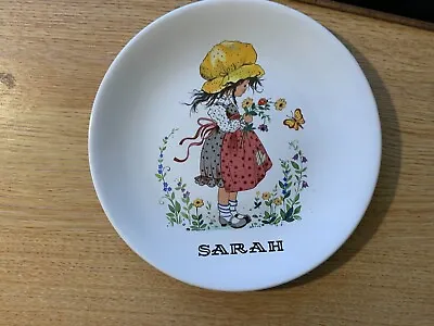 Buy VINTAGE 1970s Purbeck Ceramics Swanage Cute Kitsch Name Plate SARAH • 14.99£