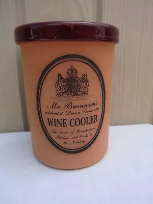 Buy Wine Cooler Sleeve Cannister   Mr Brannams   Made Devon Terracotta Pottery. • 10£