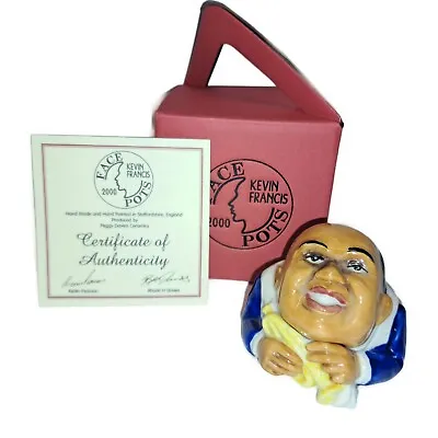 Buy Kevin Francis Ceramic Face Pot LOUIS ARMSTRONG (SATCHMO) FPP002 • 20£
