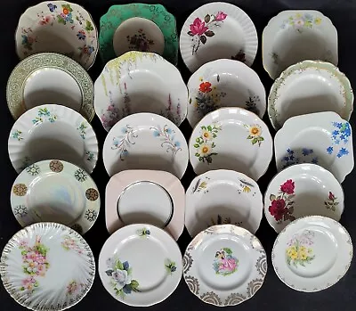 Buy Job Lot 20 Vintage China Side Plates Wedding Party Tearoom Set I • 30£