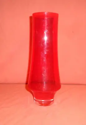 Buy Riihimaki, Riihimaen Lasi Oy Red Vintage Finnish Glass Vase 1374 • 24.99£