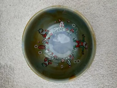 Buy Irish Porcelain Wade Bowl Depicting Leprechauns And Toadstools • 14.99£
