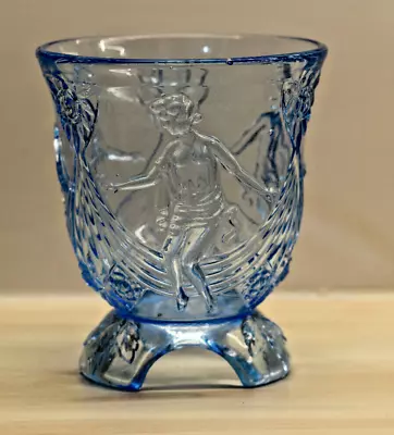 Buy Stunning Vintage 1960's Bohemian Blue Art Glass Vase Czech Ornate • 29.99£