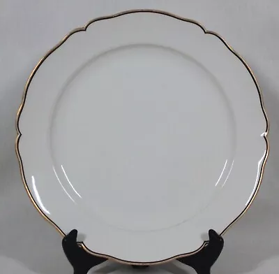 Buy Rare! Antique Kpm China 9 3/4  Dinner Plate Pattern #110 Black & Gold Trim • 28.76£