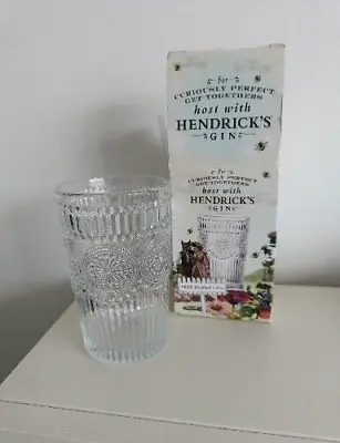 Buy Hendrick's Gin Highball Crystal Cut Glass Tumbler Heavy Base • 15.99£