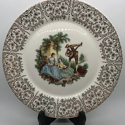 Buy Vintage American Limoges Triumph China D'Or 22K  9” Dinner Plate • 8.15£